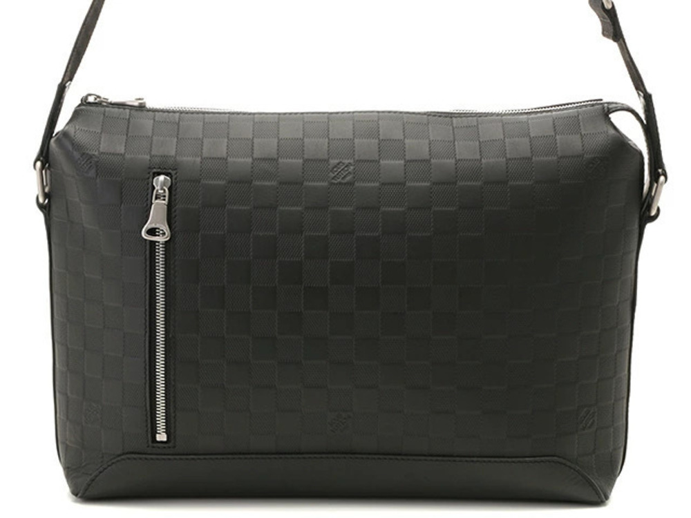 LOUIS VUITTON Bag Shoulder Discovery Messenger Damier Infini Onyx Black